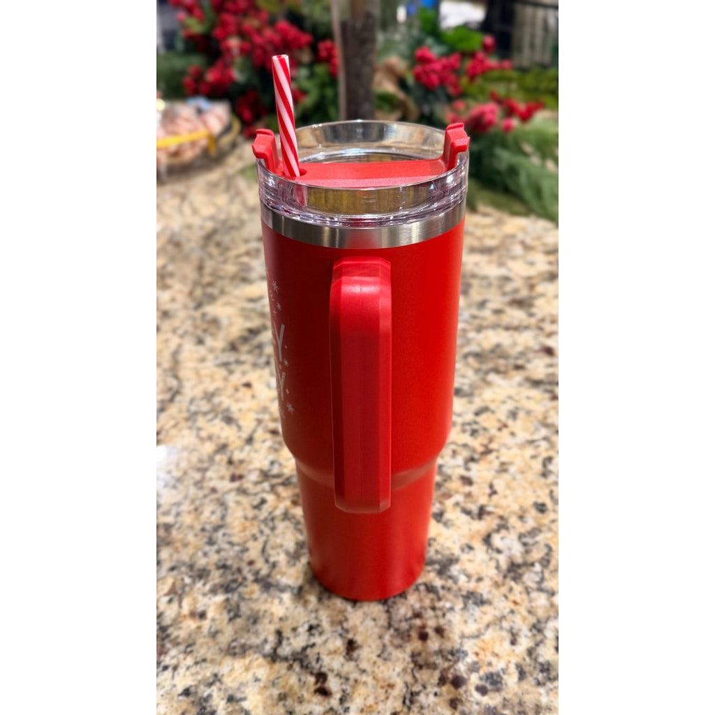 NWT Dolly Parton "I Love Dolly" Pink Christmas 2025 Tumbler — 40oz
