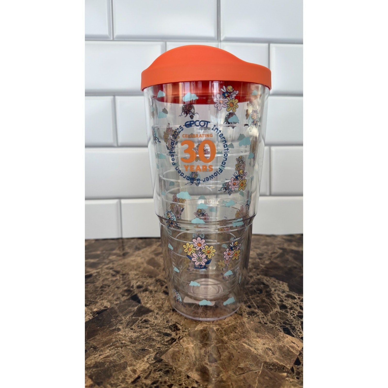 NEW Disney Tervis Tumbler - 2025 Epcot Flower & Garden "Spike the Bee" - 24oz