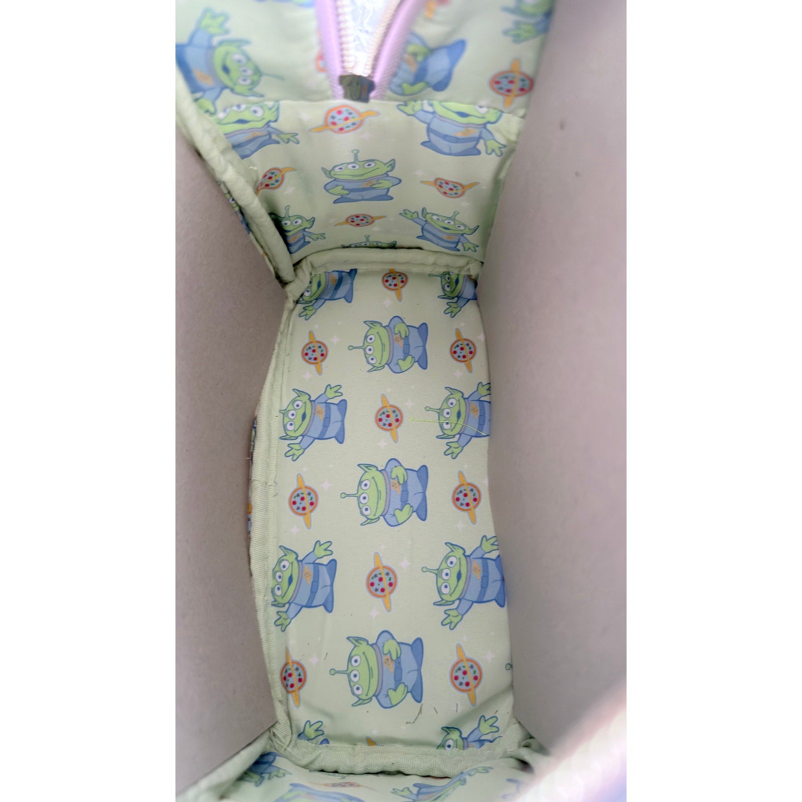 Loungefly x Disney Parks Toy Story Alien Pastel Corduroy Mini Backpack NWT