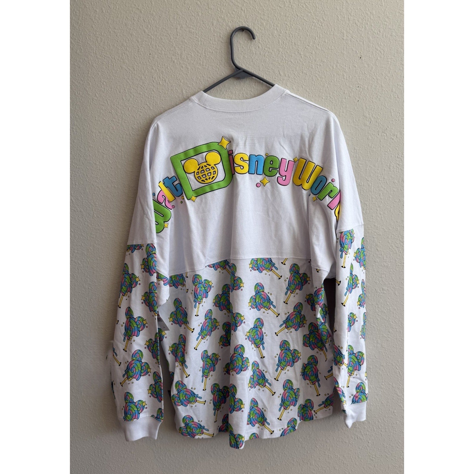 NWT Disney World x Spirit Jersey Disney Eats Lollipop Adult Large