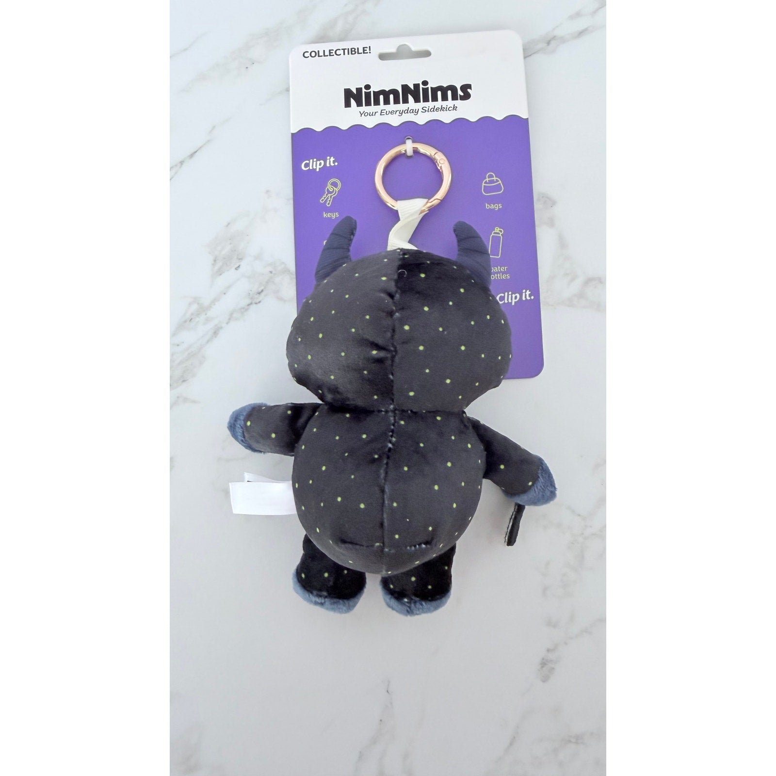 NimNims Monster Series Nixie Plush Keychain Clip NEW