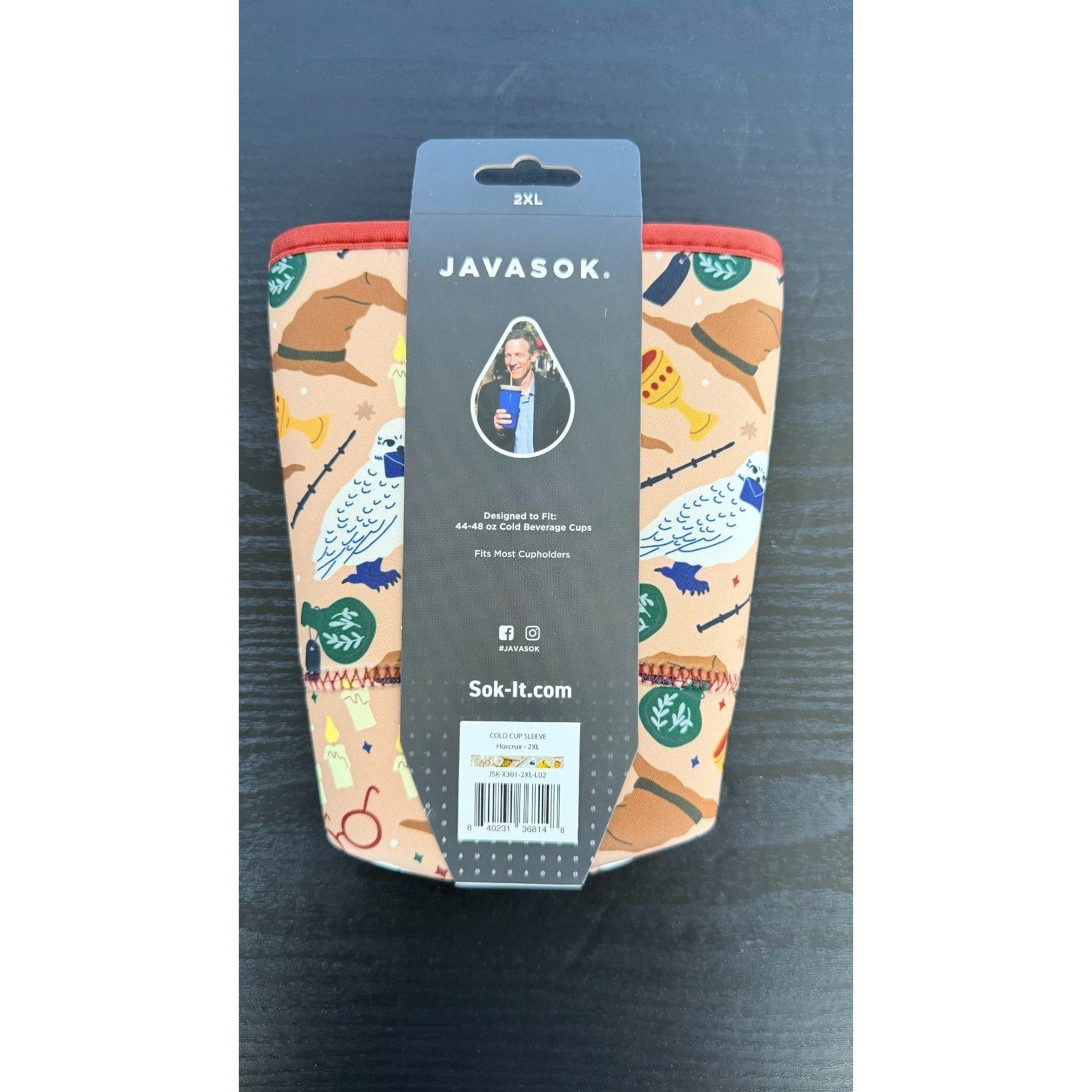 JavaSok "Horcrux" Iced Coffee Sleeve - 2XL 44-48oz NWT