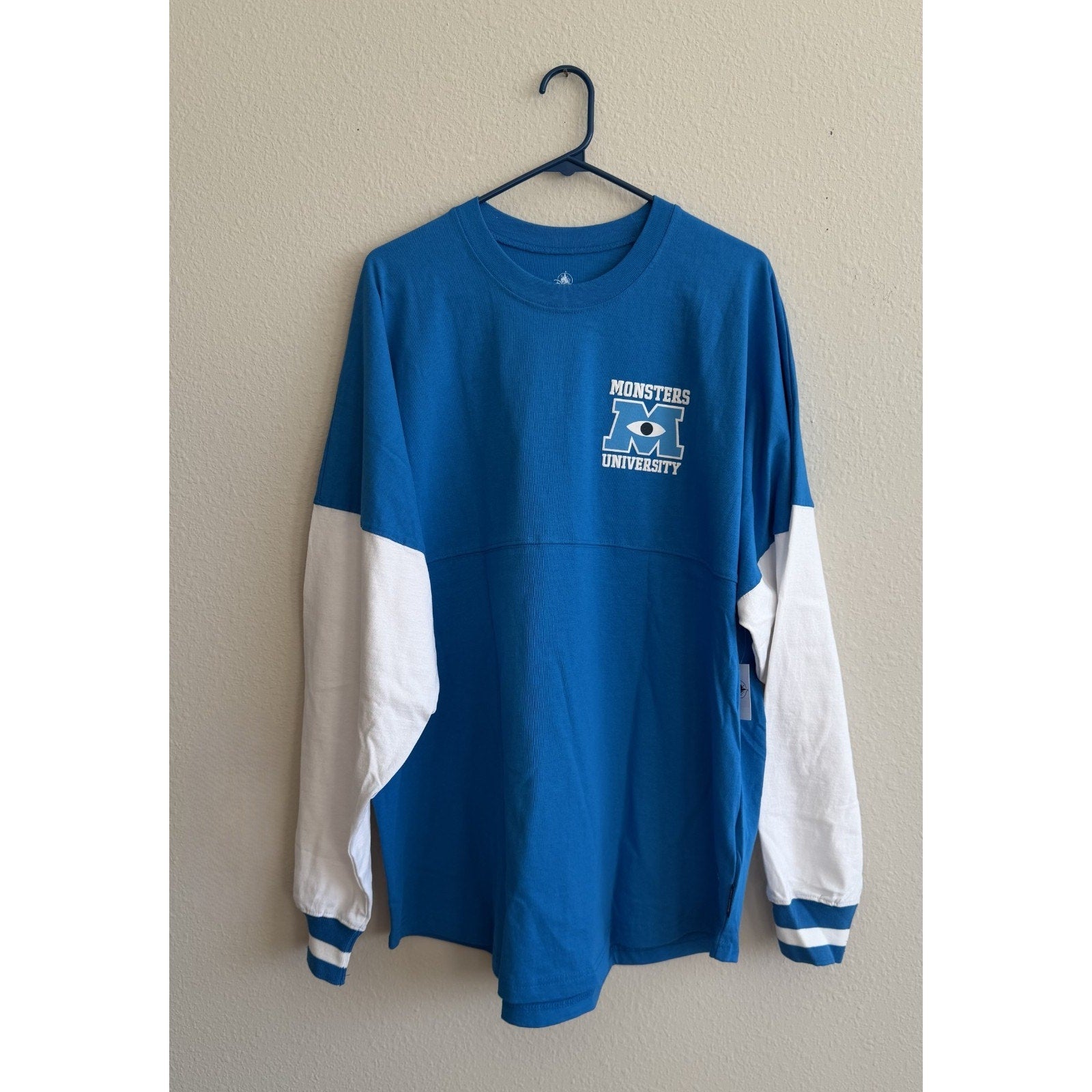 New Walt Disney Parks Monsters University Spirit Jersey Monsters Inc Size L NWT