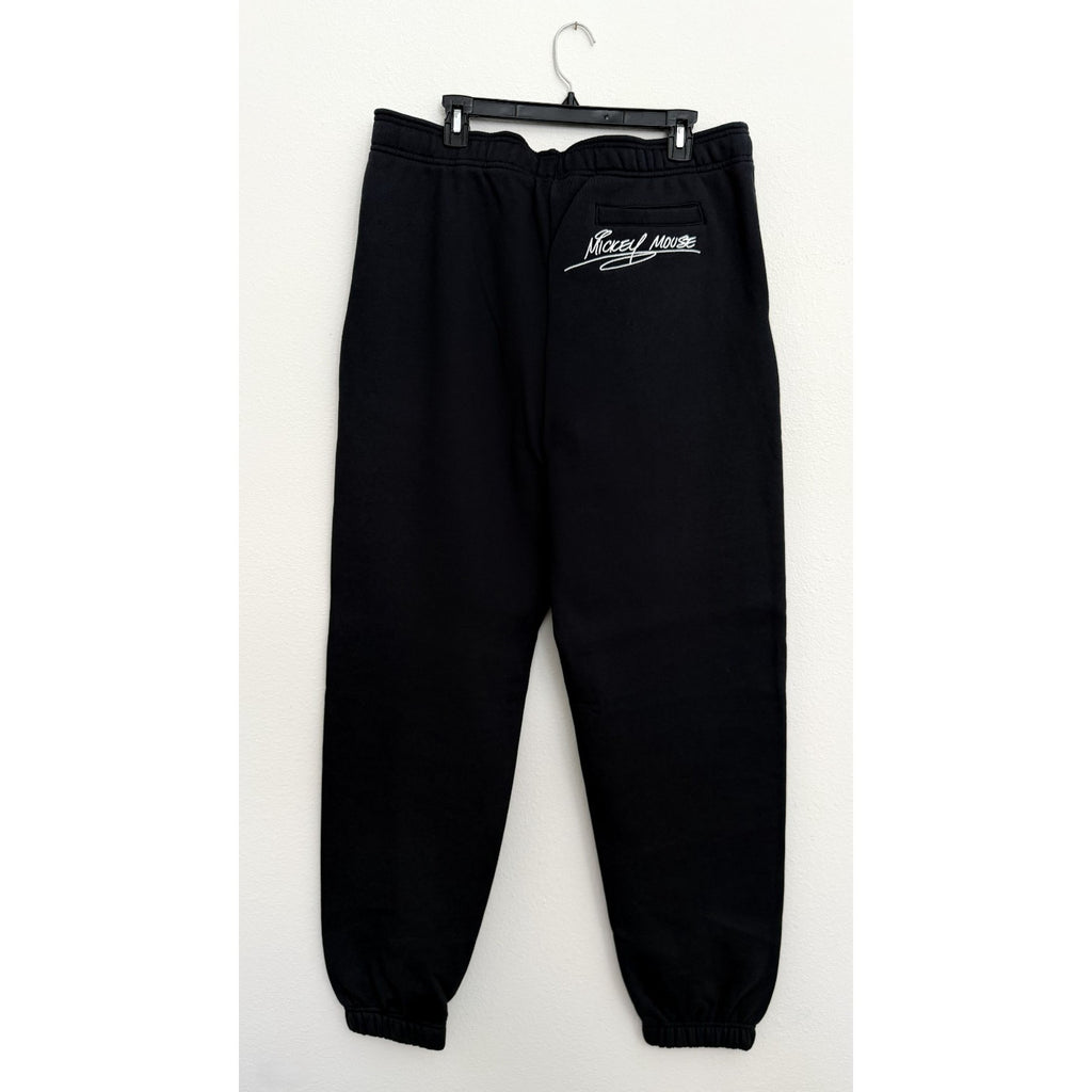 NEW! Disney Parks Mickey Mouse Jogger Pants - Black Adult Large