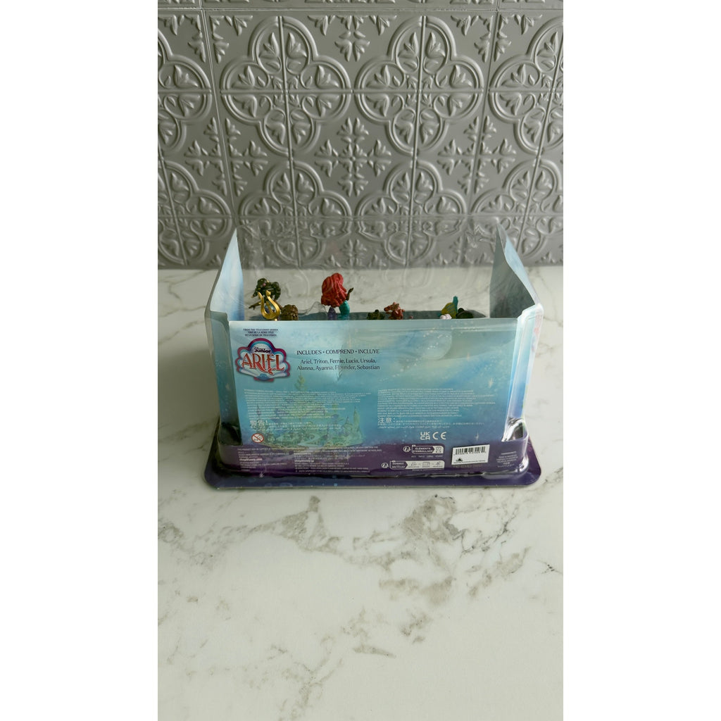 Disney Junior Ariel Deluxe Figurine Set 9 Piece Playset NIB
