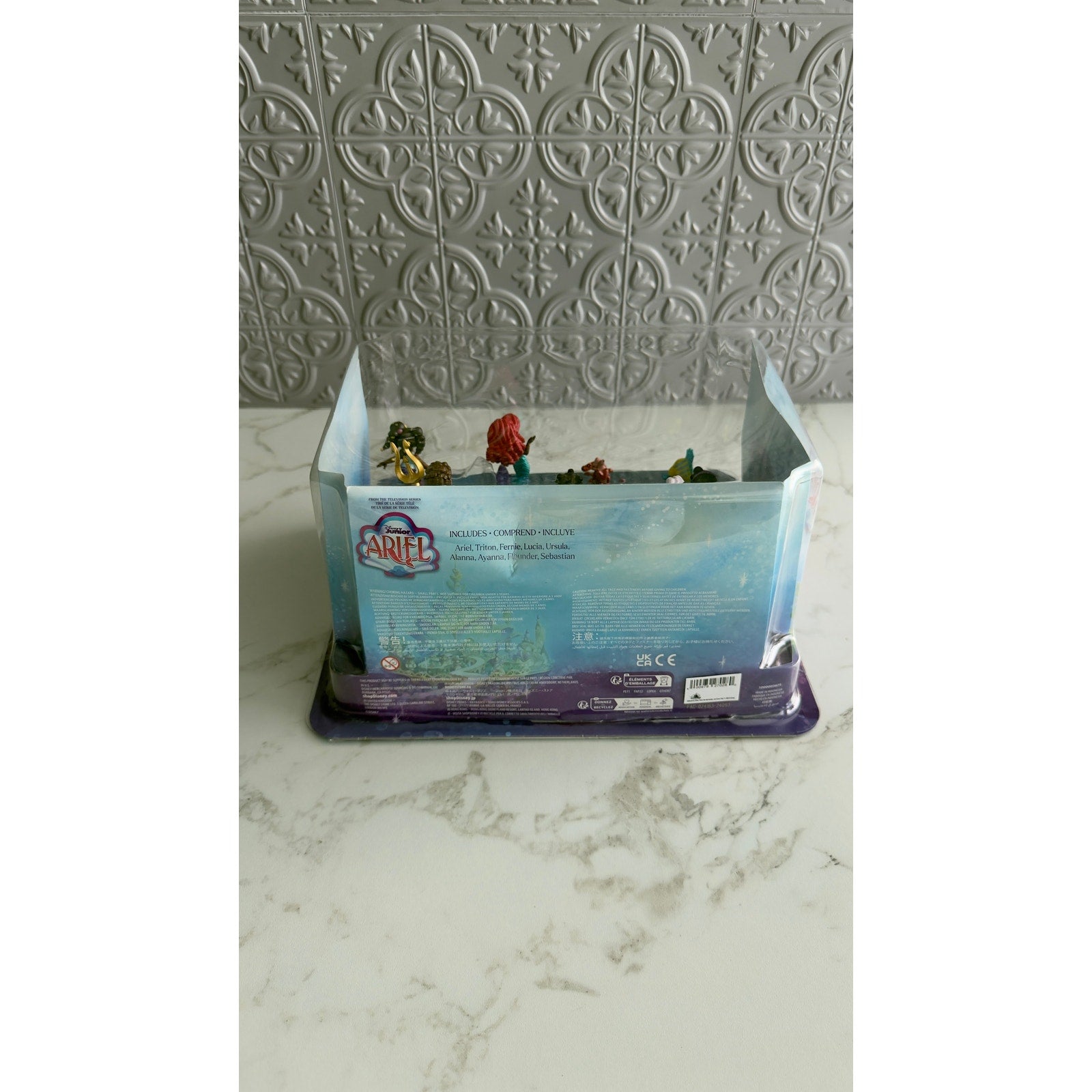 Disney Junior Ariel Deluxe Figurine Set 9 Piece Playset NIB