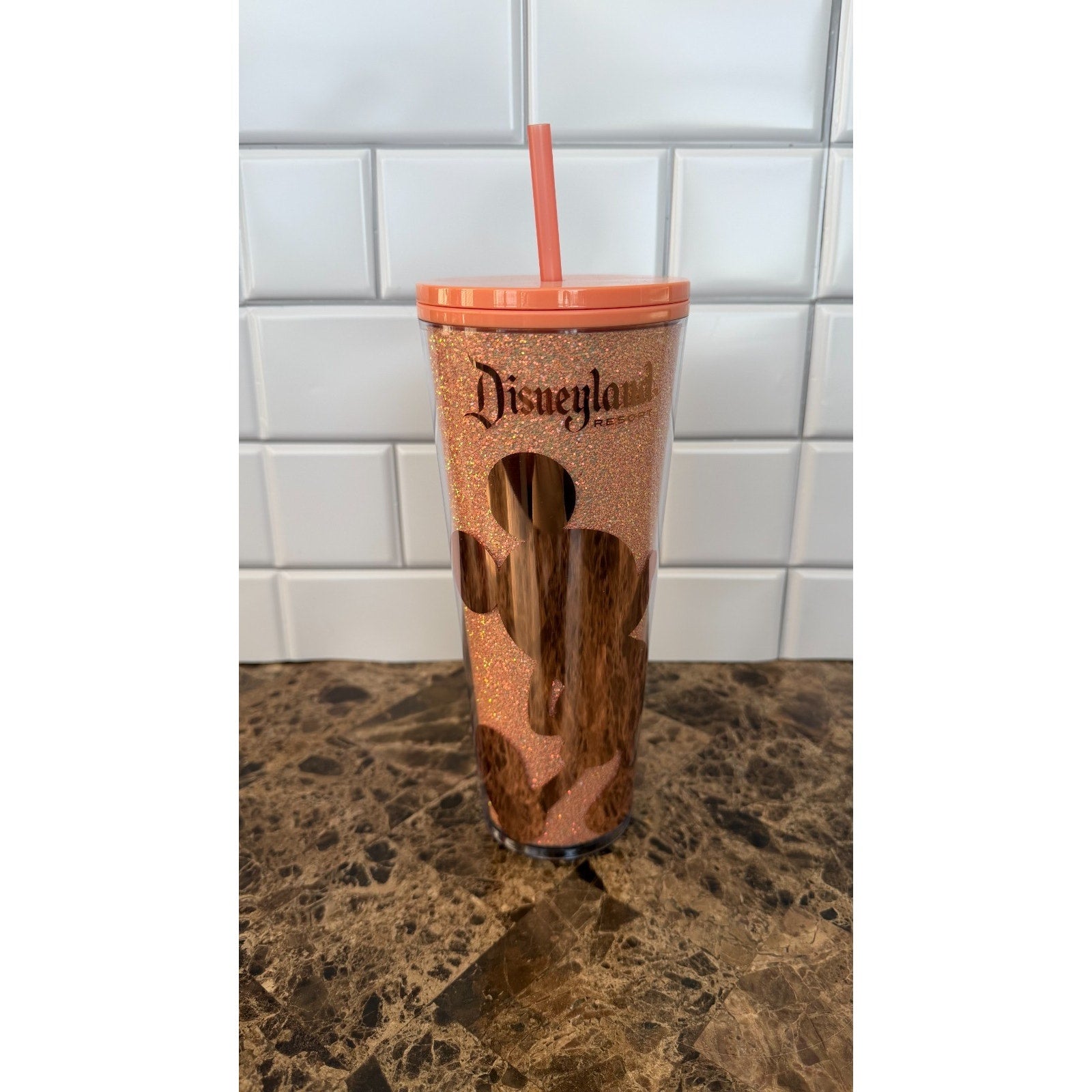 NEW Mickey Mouse Starbucks Venti Tumbler – Peach Punch Collection – 24oz