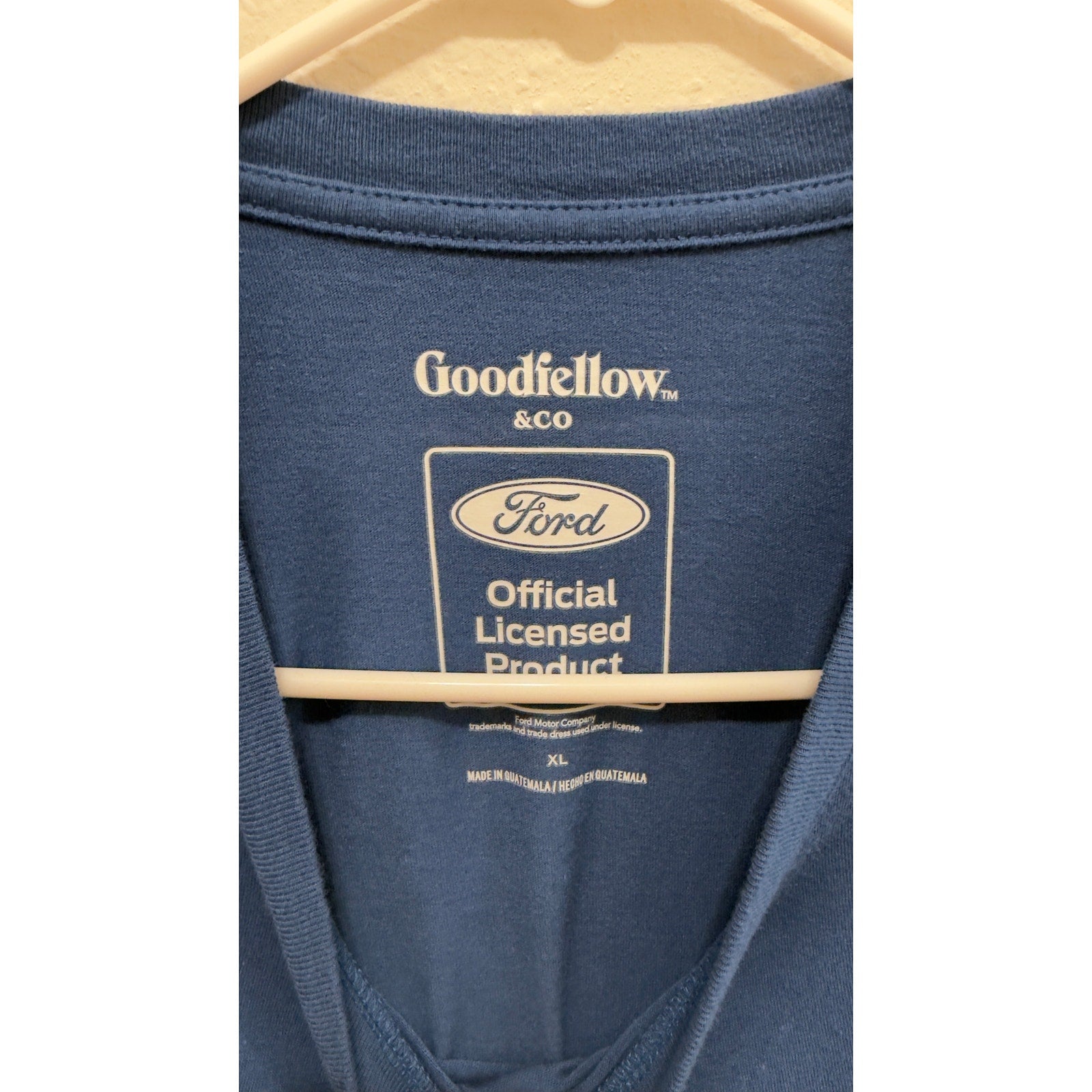 Goodfellow & Co. Men's Ford Bronco Licensed Graphic T-Shirt Blue Size XL