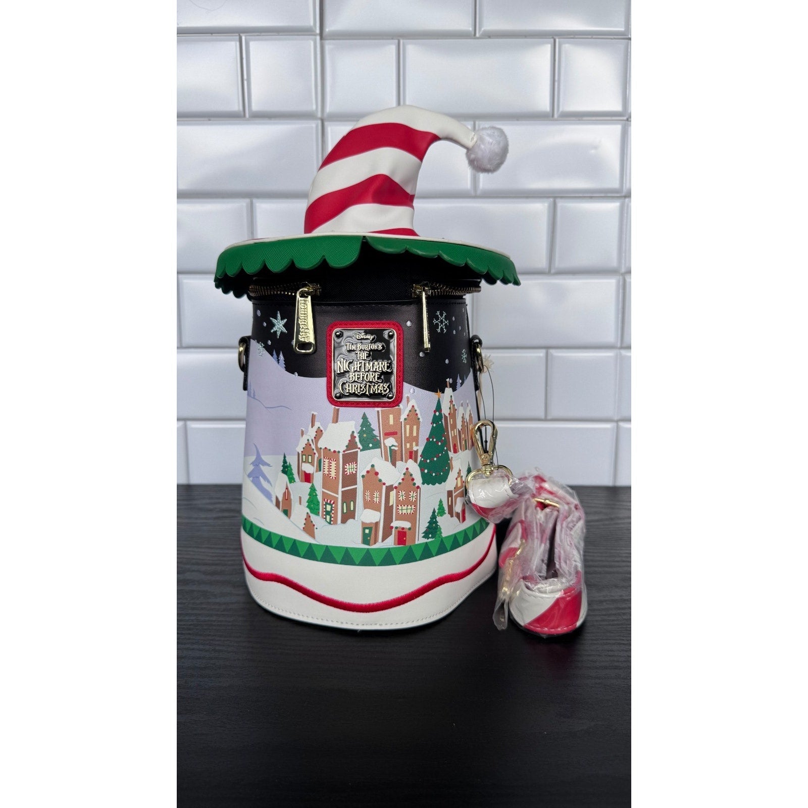 Loungefly x Nightmare Before Christmas Carousel Crossbody Bag - It Spins! NWT