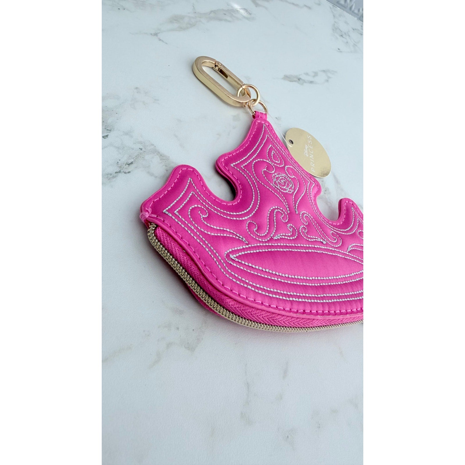 Bath & Body Works Disney Princess Aurora Crown Coin Purse NWT