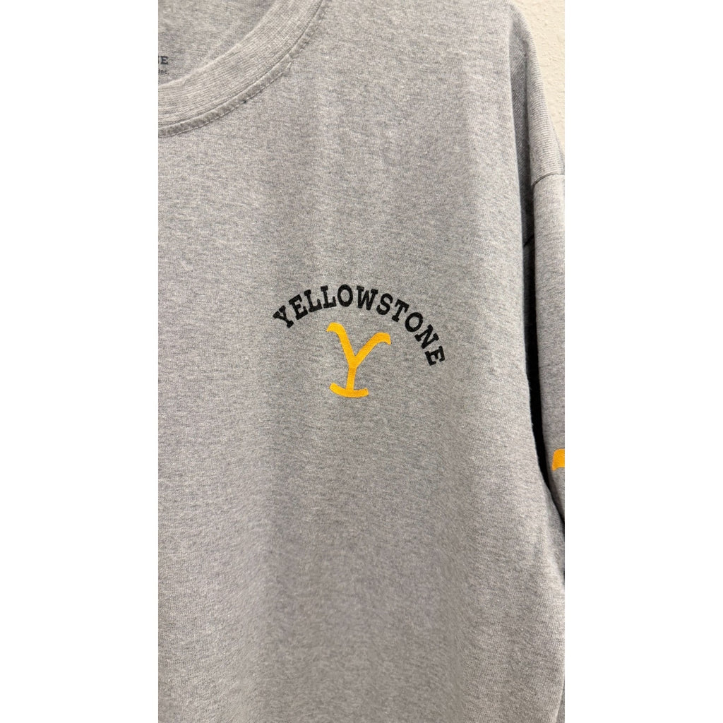 Yellowstone TV Show "Dutton Ranch" Long Sleeve Shirt - Men’s Large - Preowned