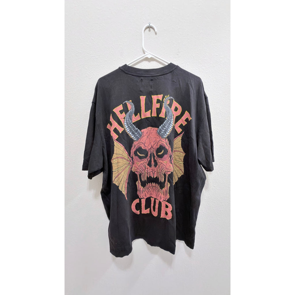 NWT Netflix Stranger Things x Primark Hellfire Club Graphic Tee - XL