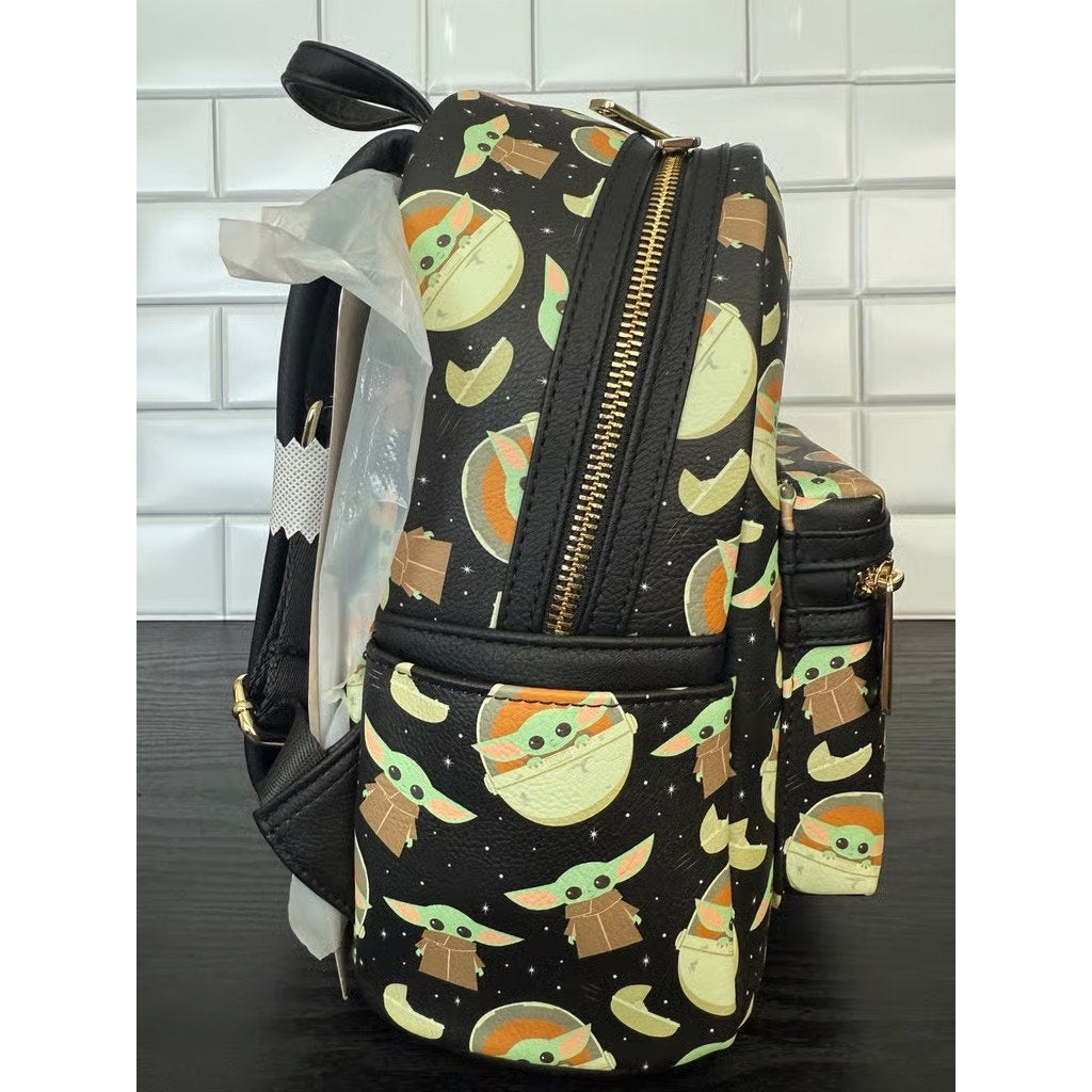 Disney Parks x Loungefly Star Wars Mandalorian Grogu and Grogu Ears NWT
