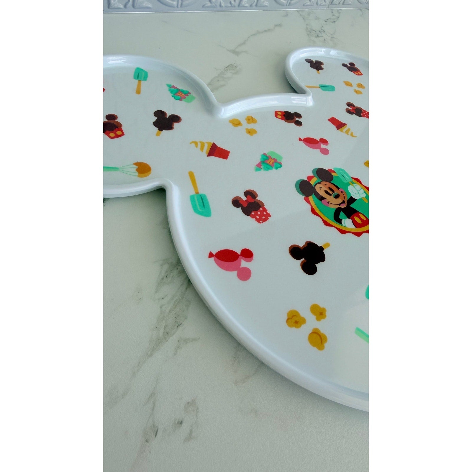 Disney Mickey Mouse Icon Serving Plate Mousewares Parks Treats NWT
