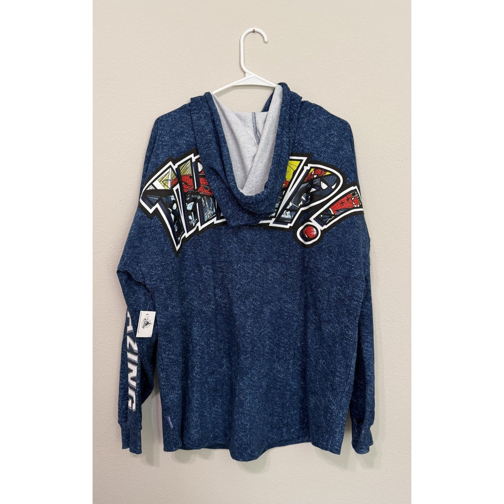 Marvel x Spirit Jersey Spider-Man "Beyond Amazing" Hoodie Large NWT