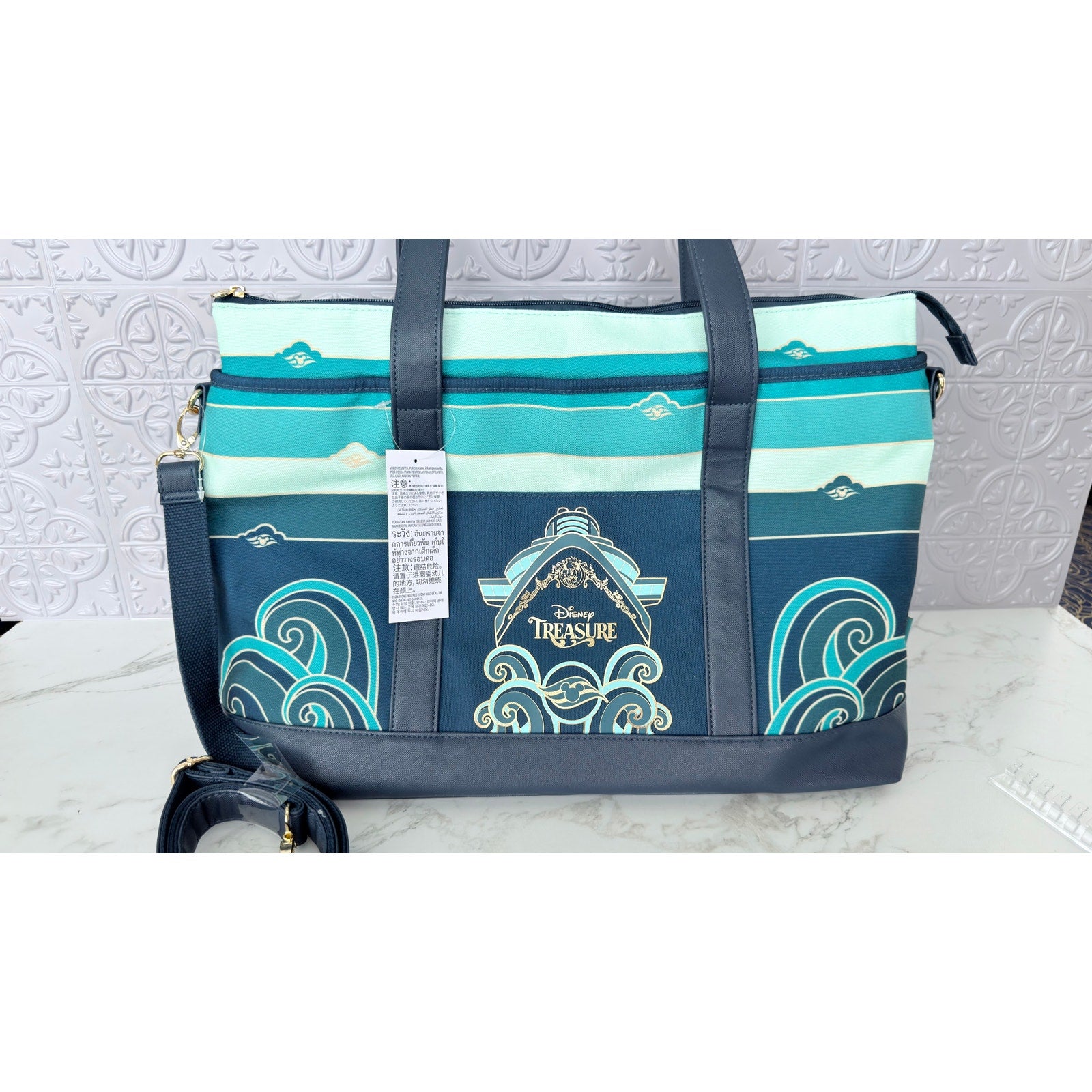 Disney Cruise Line "Disney Treasure" Inaugural Sailings Tote Bag NEW