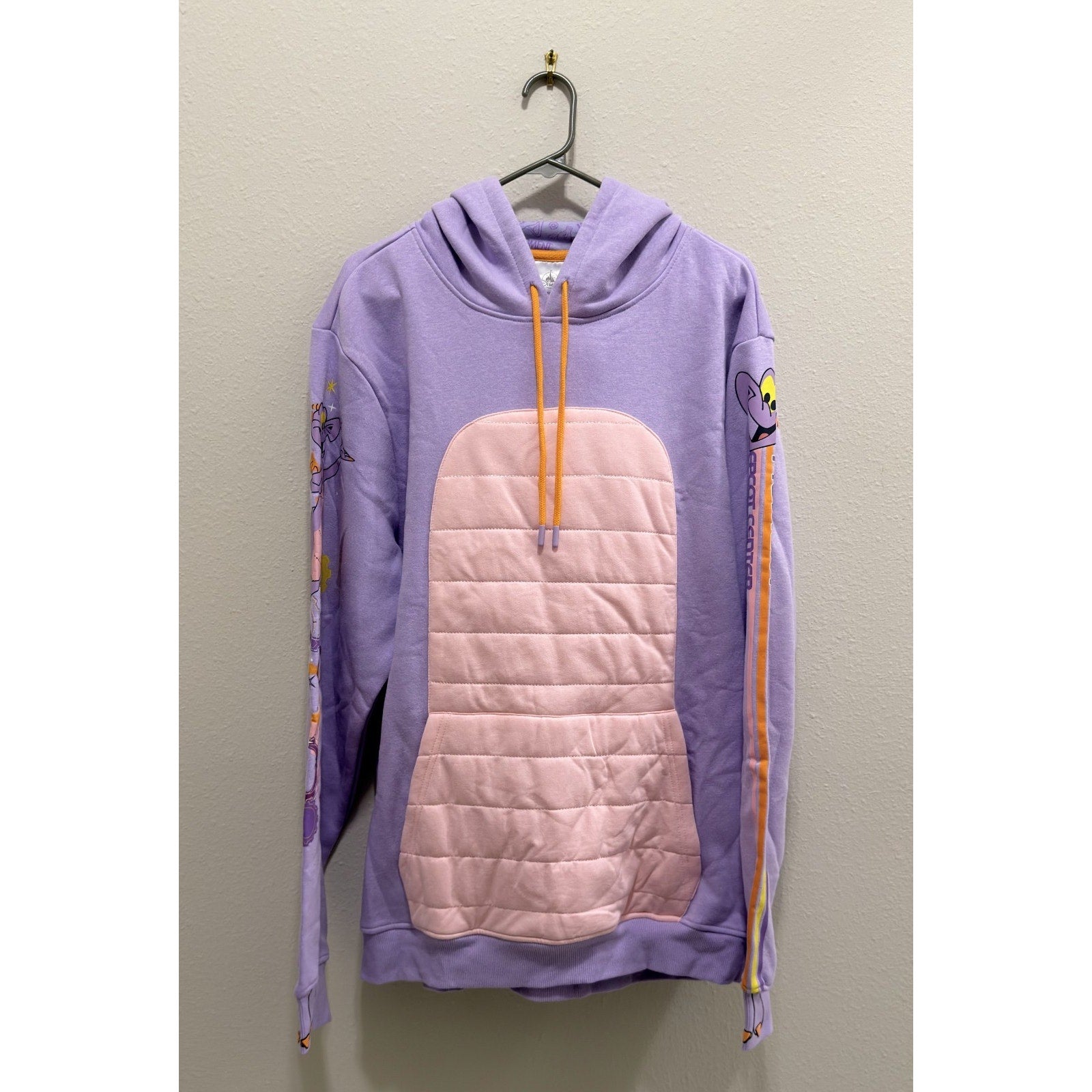 NEW Disney Parks EPCOT Figment Cosplay Pullover Hoodie - Adult Large