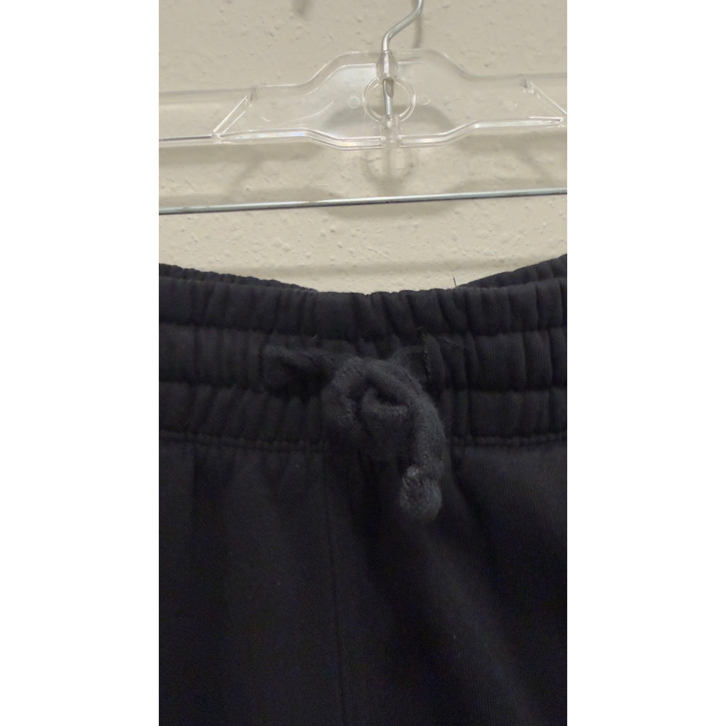H&M Mens Regular Fit Fleece Joggers Sweatpants Black Drawstring Large