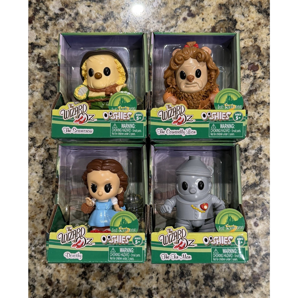 NEW The Wizard of Oz OOSHIES Collectable Figures (Set of 4)