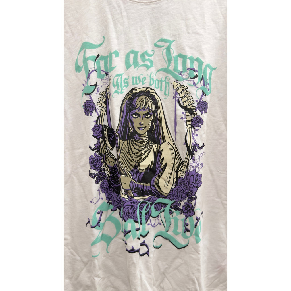 Disney The Haunted Mansion Constance Hatchaway Bride Slub Shirt Large NWT