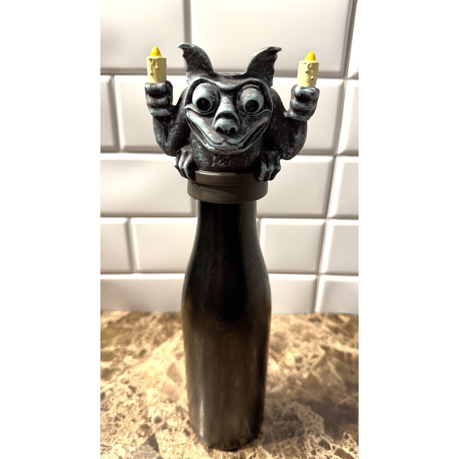 NEW Disney Stainless Steel Water Bottle - Haunted Mansion Gargoyle