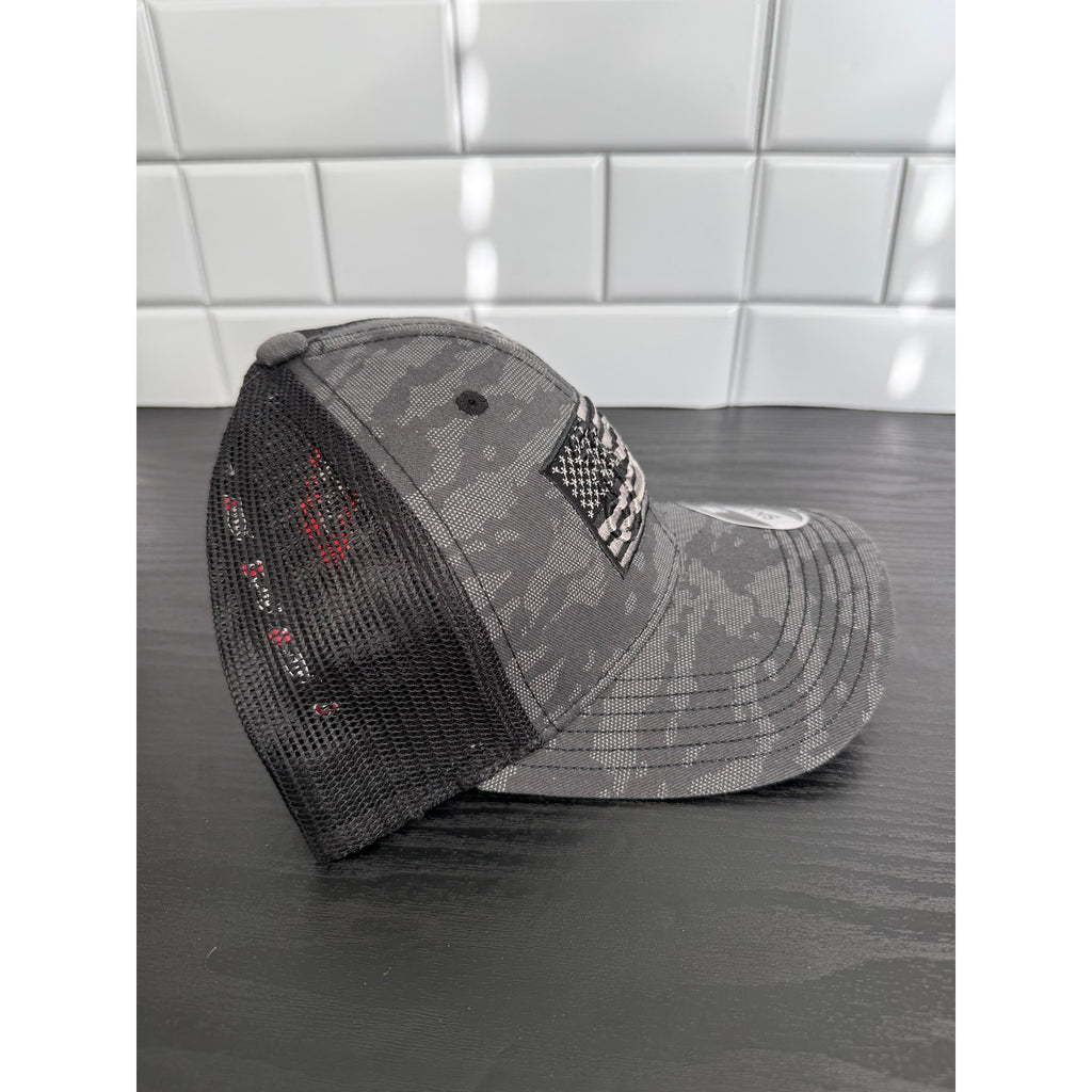 Justin Boots American Flag Camo Mesh Back Cap – NWT