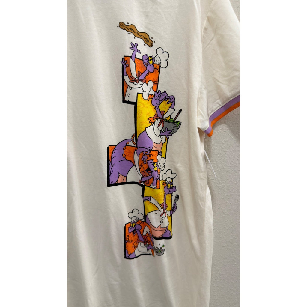 NEW Disney Parks 2025 EPCOT Food & Wine Festival Figment T-Shirt Adult Large