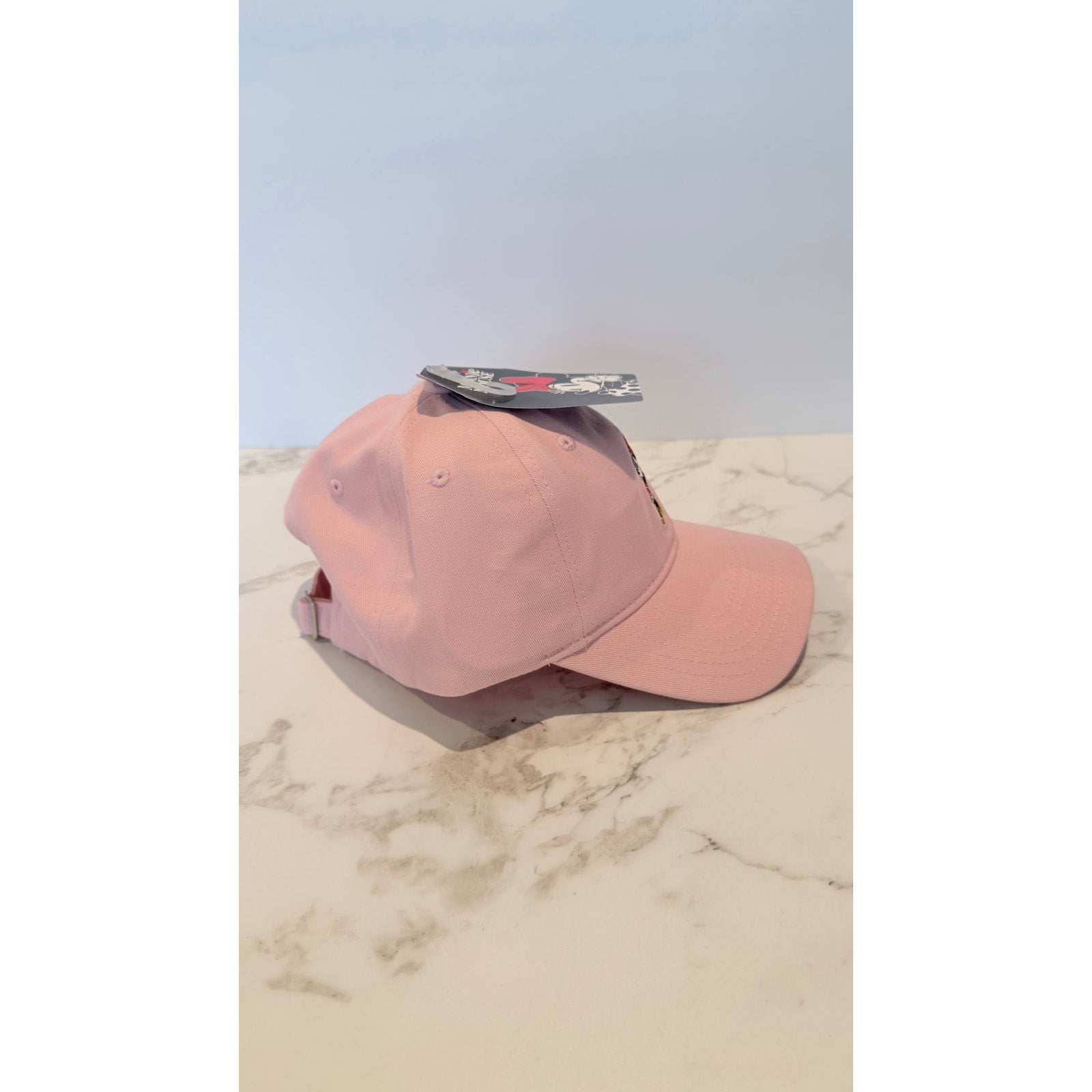 NEW Disney Minnie Mouse Pink Embroidered Adjustable Dad Hat