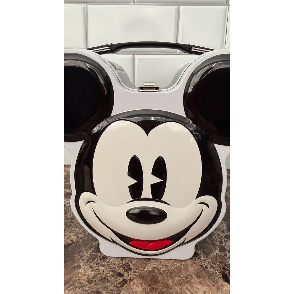 NEW Disney Parks Mickey Mouse Head Tin Lunch Box
