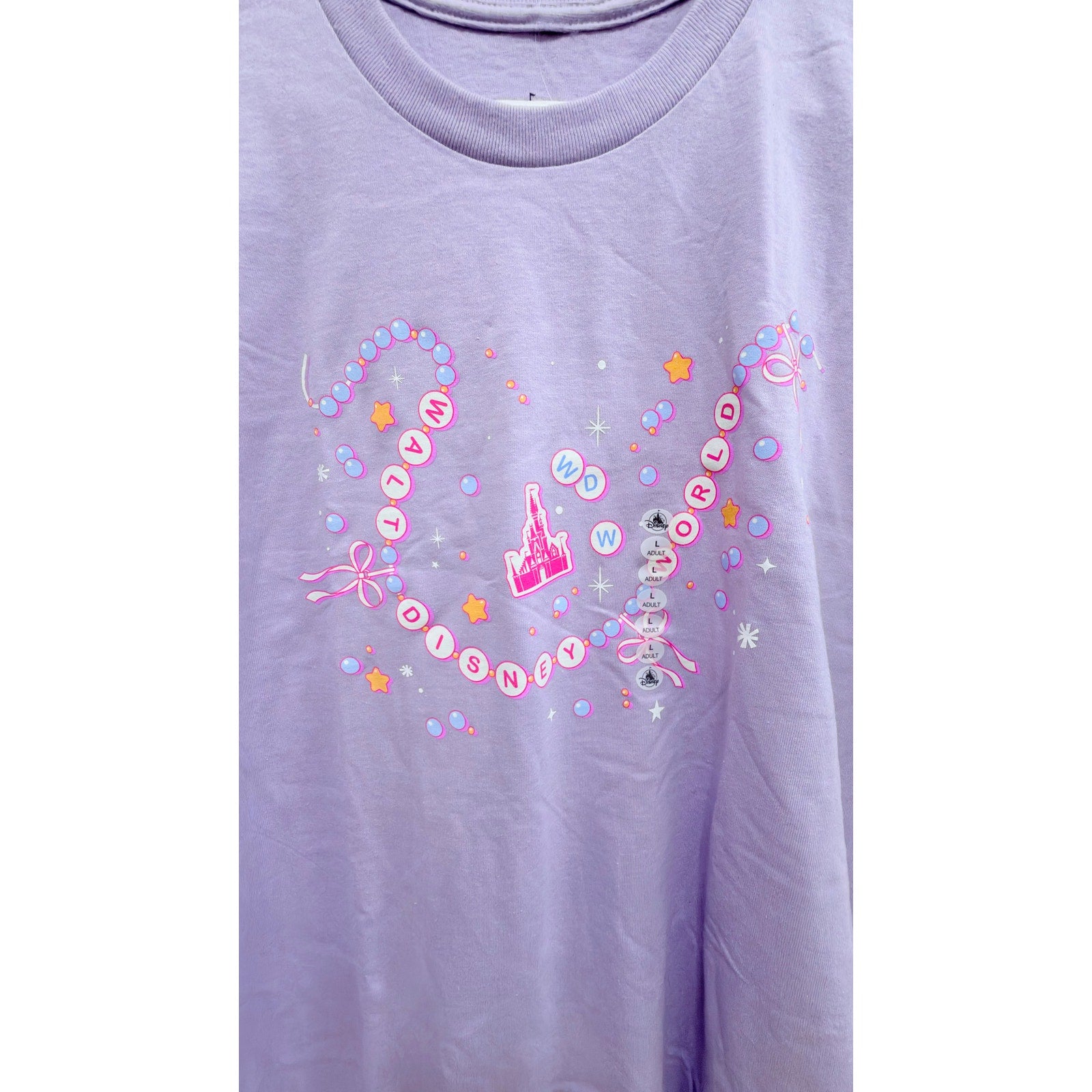 NWT Disney Parks 2025 Walt Disney World Friendship Bracelet Tee - Large