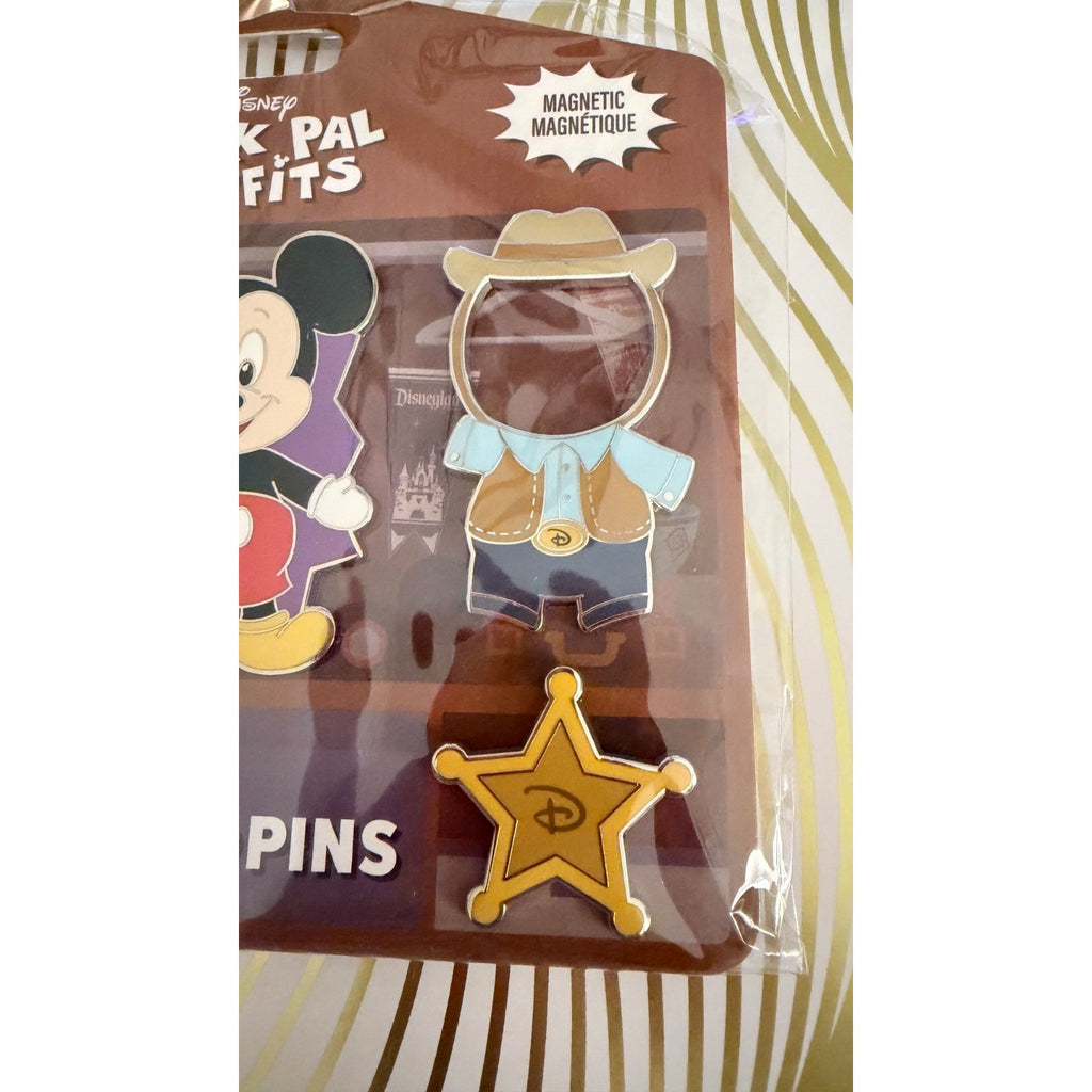 NEW Disney Parks Mickey Mouse Park Pal Magnetic Outfit Set