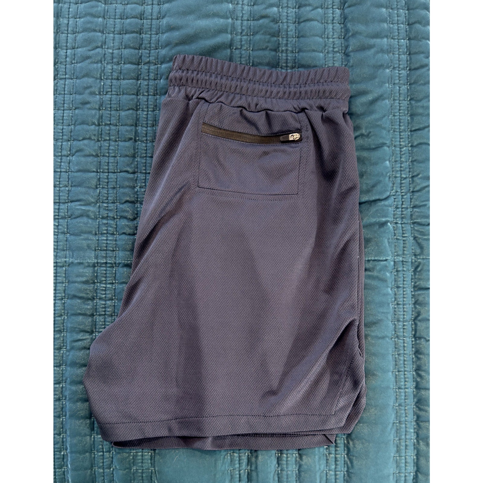 Men’s 5” Gym Workout Athletic Shorts 7 Pack Zipper Pocket & Towel Loop