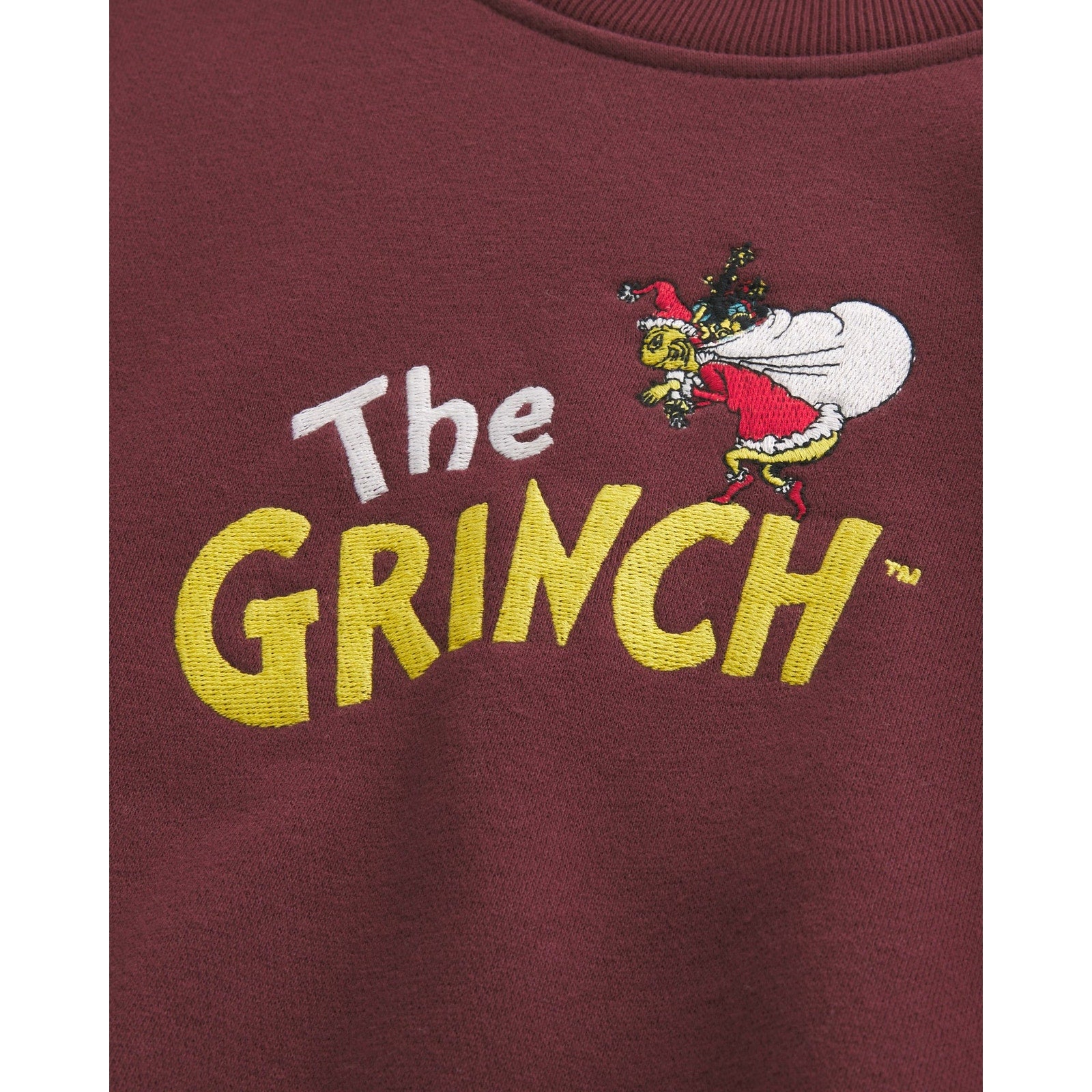 NWT The Grinch Boxy Graphic Crew Sweatshirt – Large