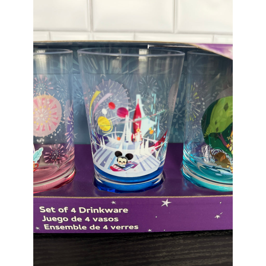 Disney Parks x Joey Chou Plastic Drinkware Set of 4
