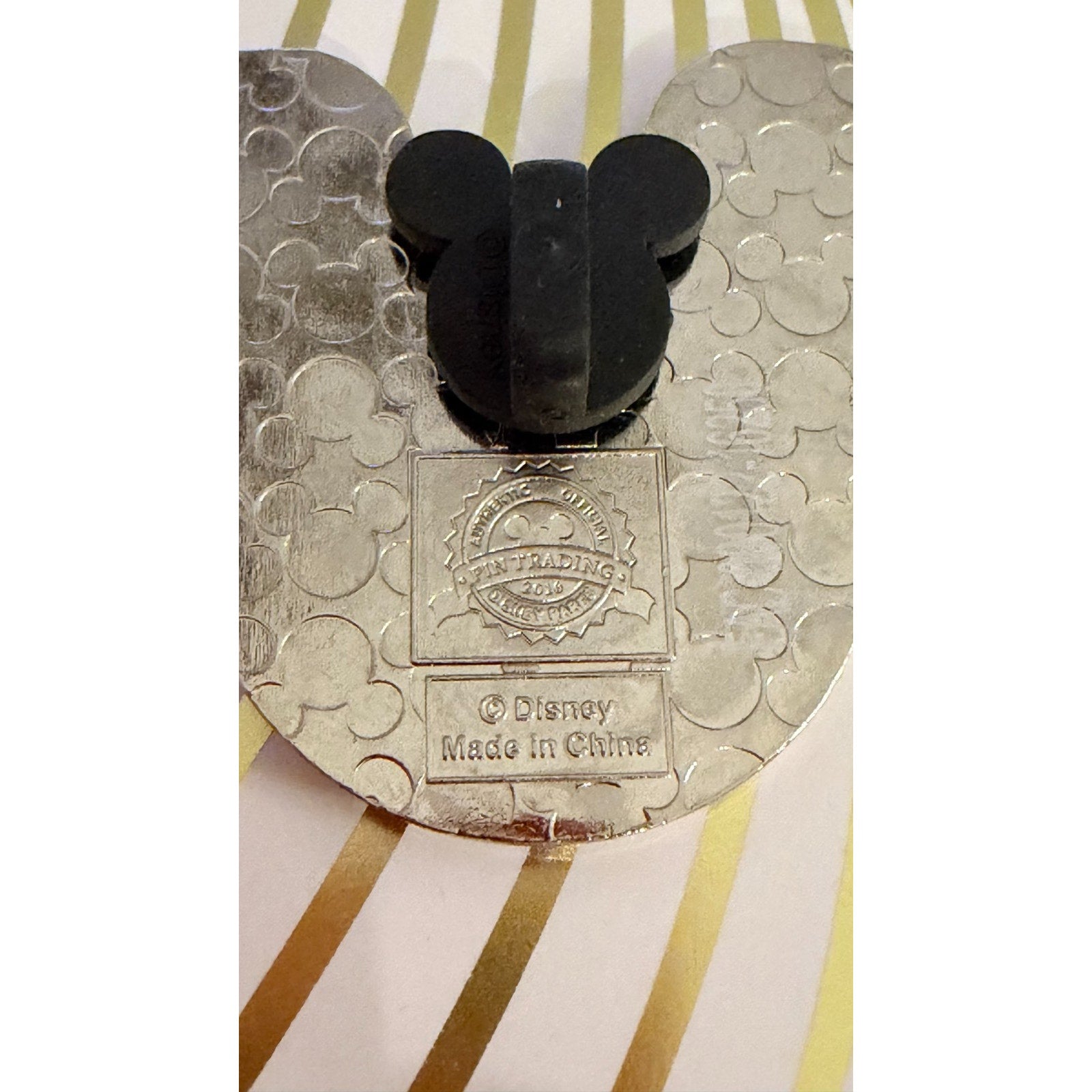 Disney Parks 2016 Rainbow Pride BeJeweled Mickey Mouse Icon Pin