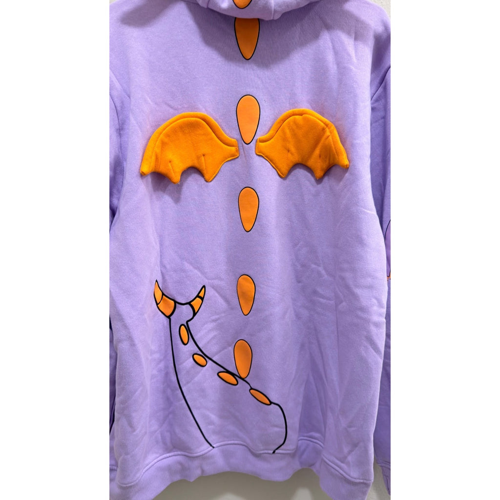 NEW Disney Parks EPCOT Figment Cosplay Pullover Hoodie - Adult Large