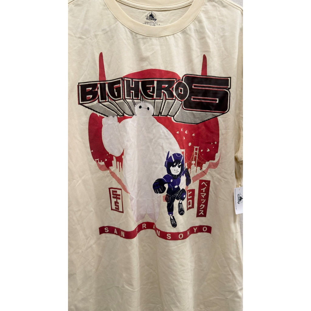 NEW Disney Parks Big Hero 6 Baymax San Fransokyo T-Shirt - Adult Large