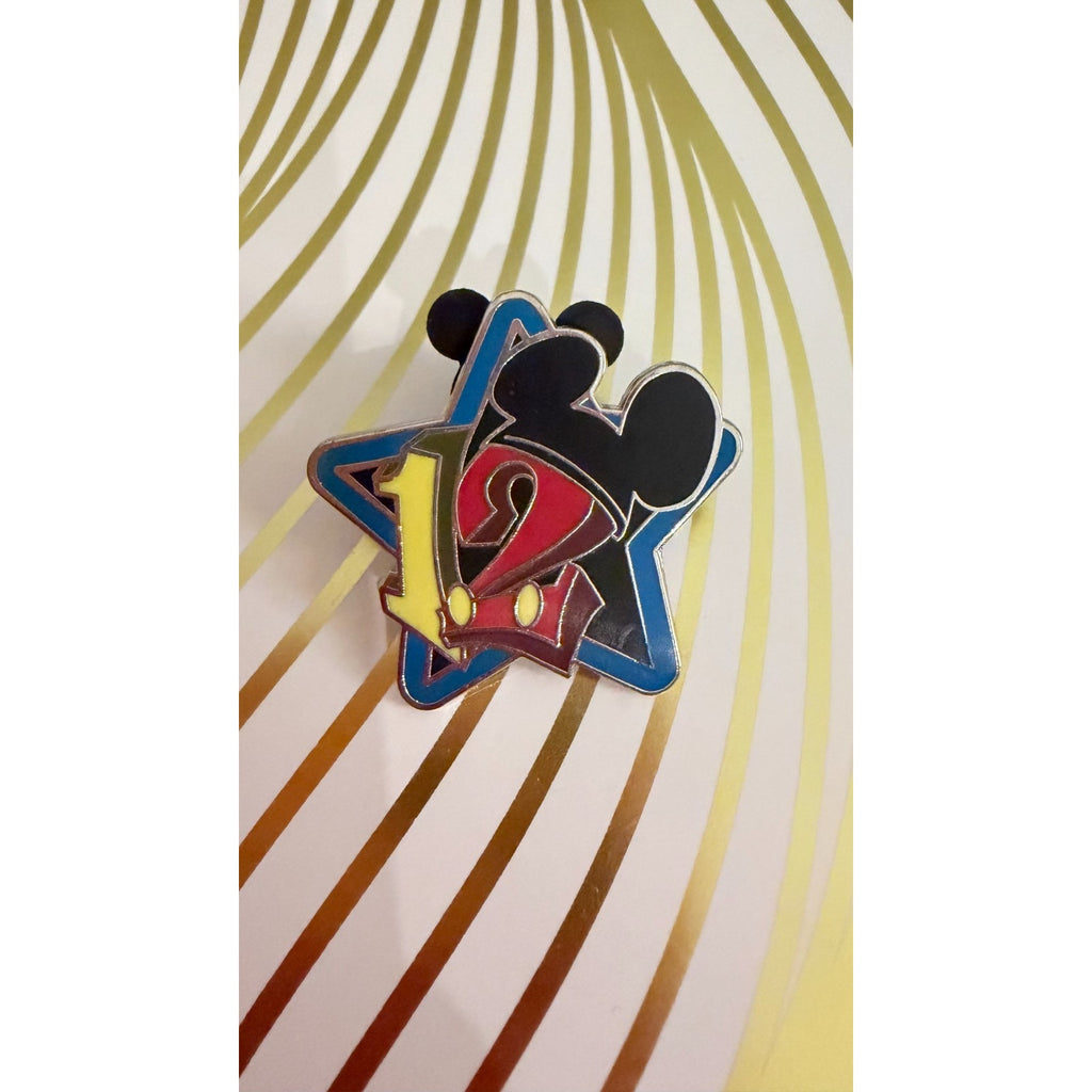 Disney Parks 2012 Mickey Mouse Star Ear Hat Pin