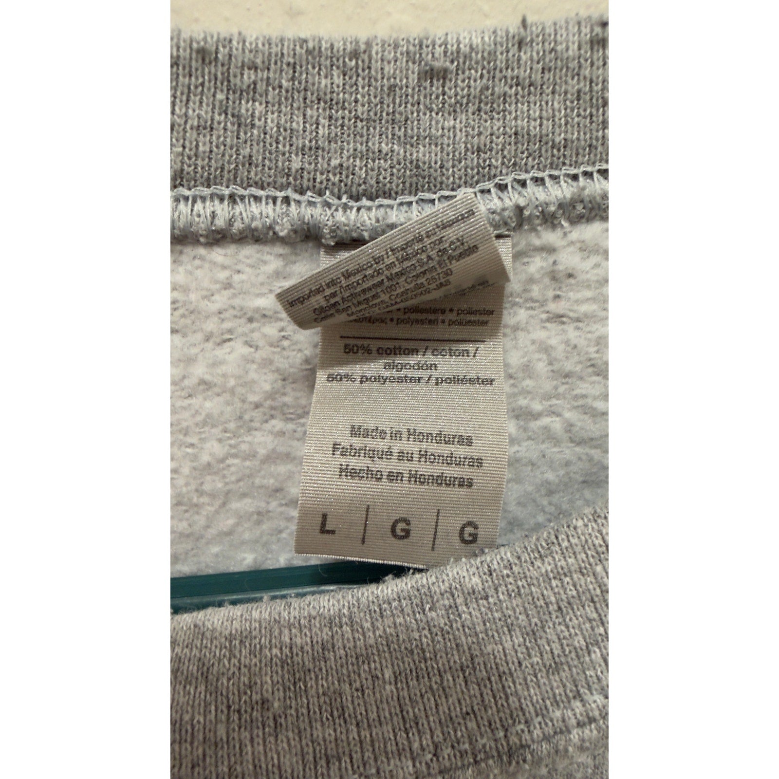 Starbucks Gray Embroidered Black Logo Crewneck Sweatshirt Large