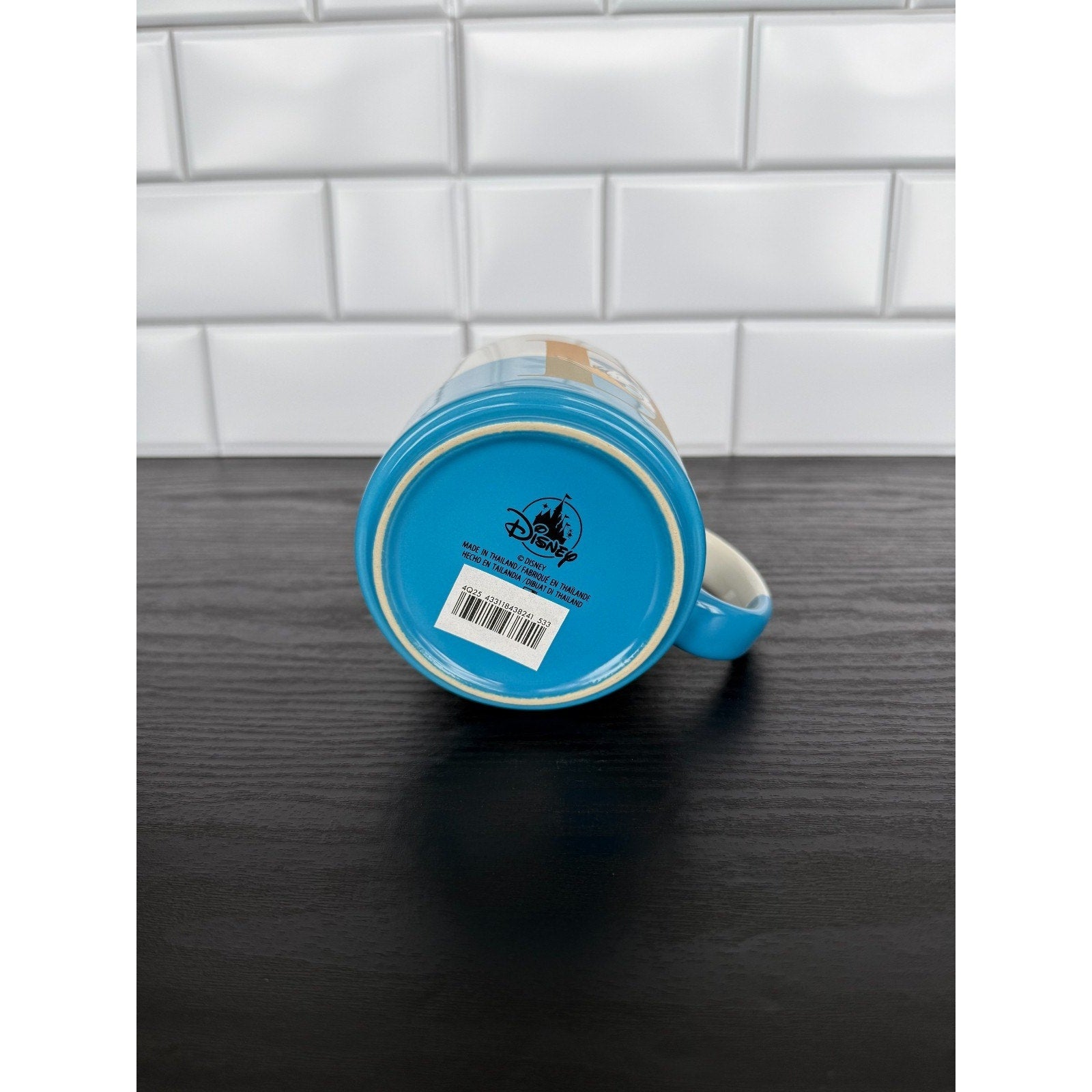 Disney Park Donald Duck "Even Tempered" 15 oz Coffee Mug - Golden Initial NIB