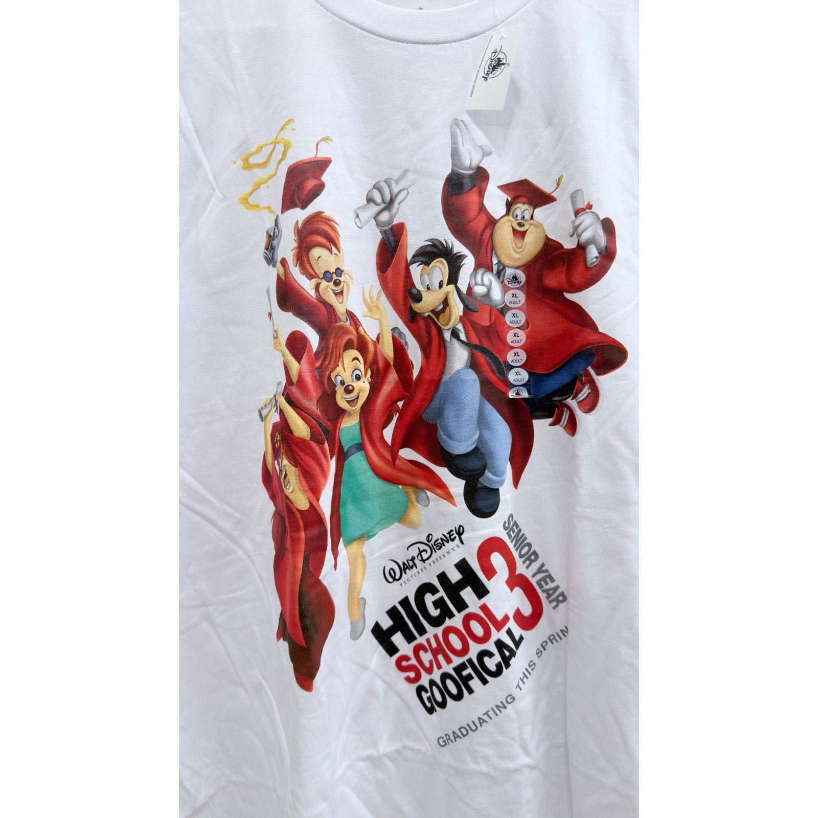 NWT Disney "High School Goofical 3" Graphic Tee - XLarge