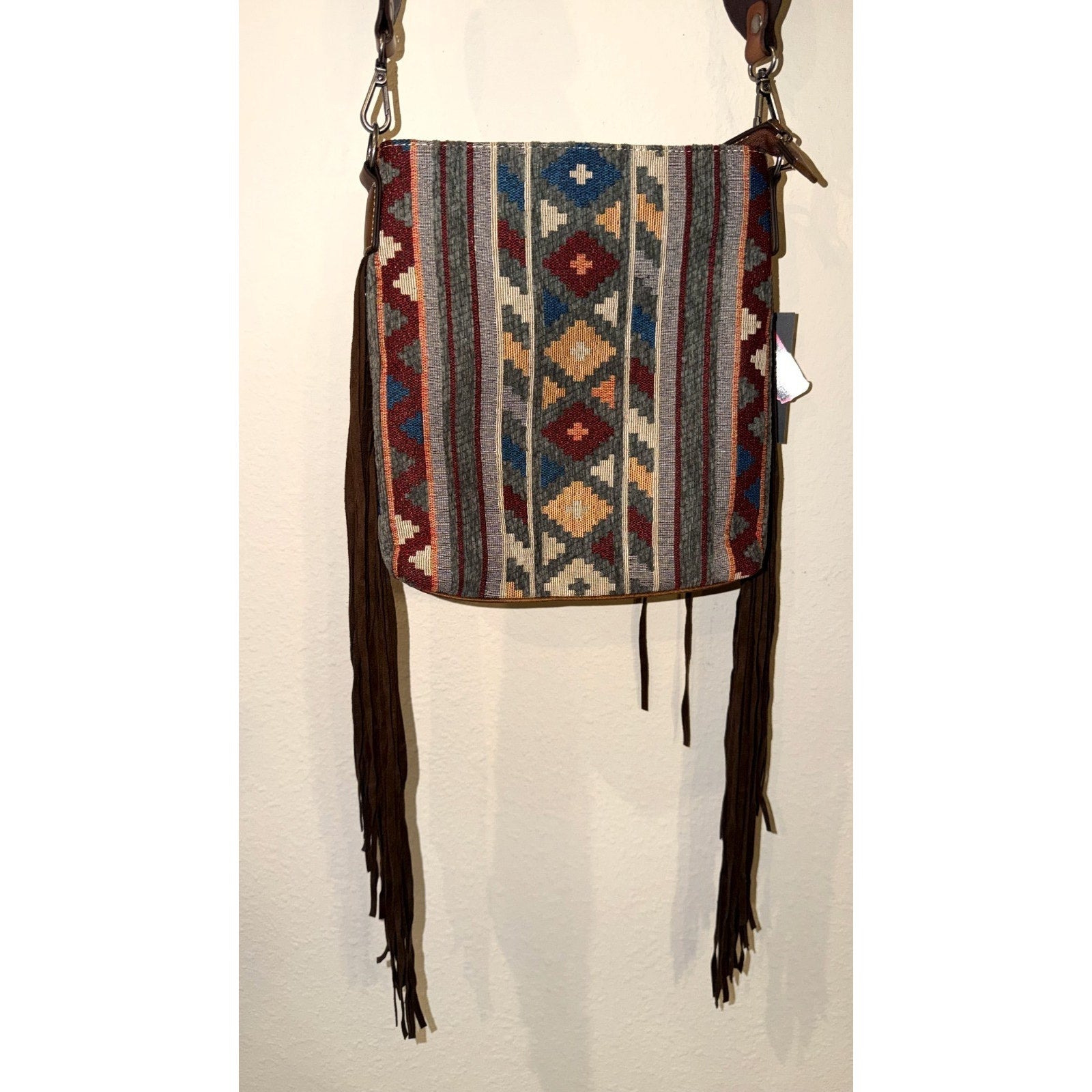 Angel Ranch Southwest Fringe Conceal Carry Crossbody Bag - NWT