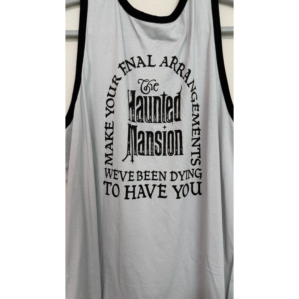 Disney Parks Haunted Mansion Hitchhiking Ghosts Tank Top | Men's XL | NWT