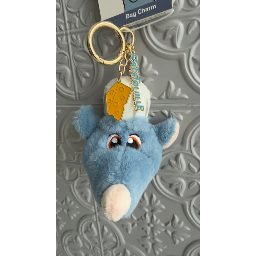 Disney x Primark Pixar Ratatouille Remy Plush Bag Charm Keychain Cheese NEW