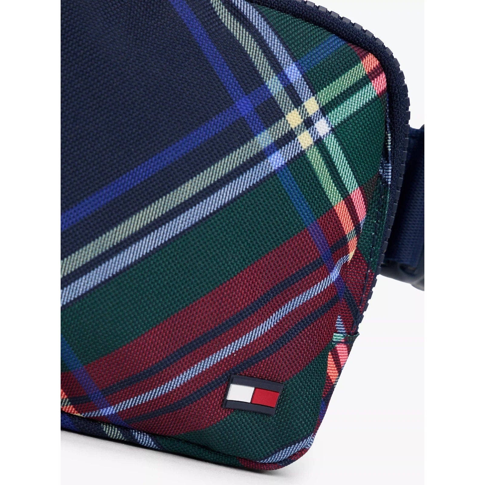 Tommy Hilfiger Tartan Plaid Belt Bag - Navy/Green (NWT)