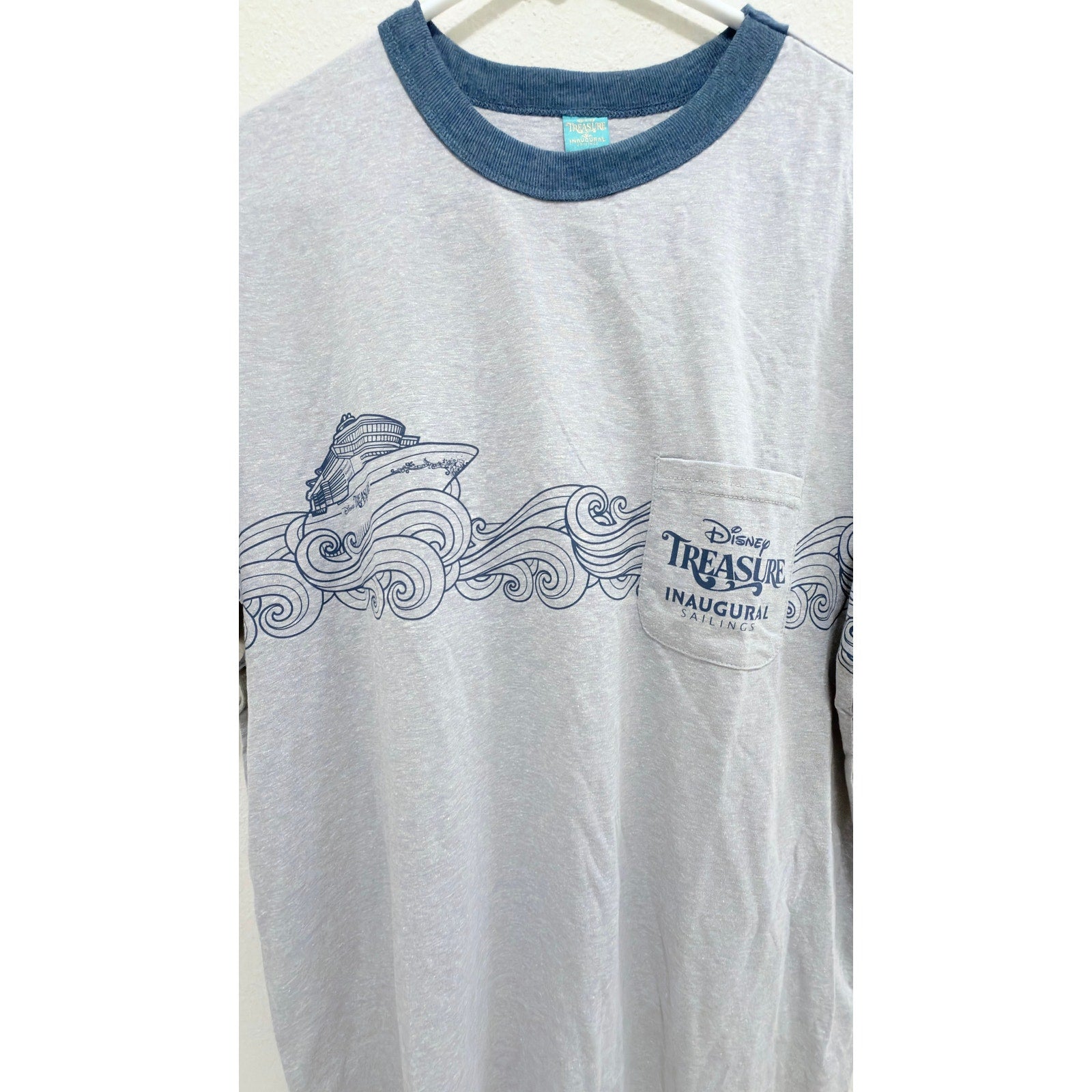 NWT Disney Cruise Line Disney Treasure Inaugural Season Tee Men's Large