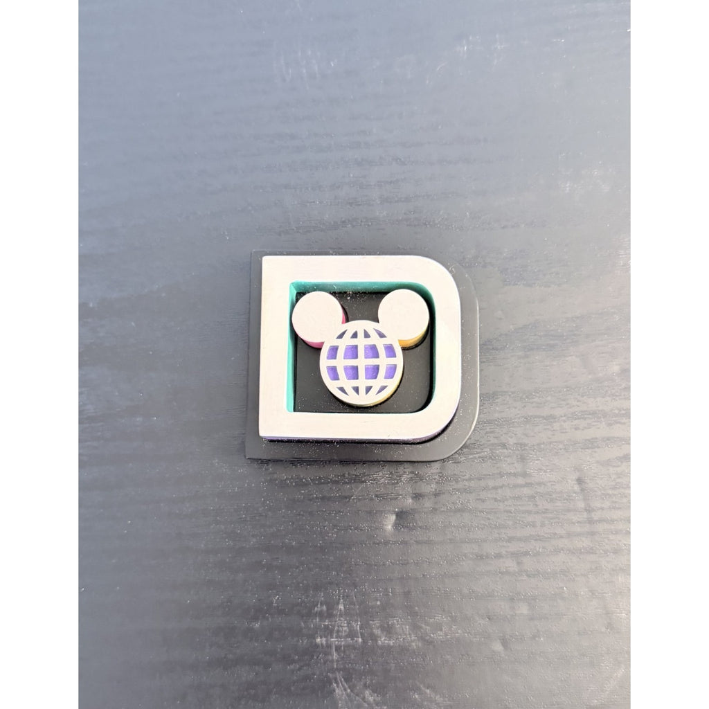 NEW Walt Disney World Parks Mickey Mouse Ear Logo 3-D Fridge Magnet