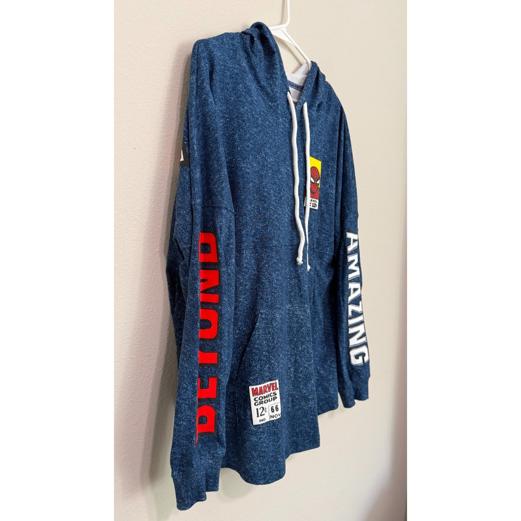 Marvel x Spirit Jersey Spider-Man "Beyond Amazing" Hoodie Large NWT