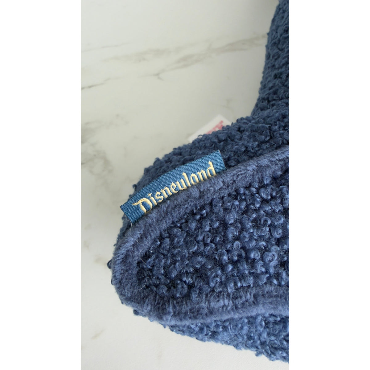Disneyland 70th Anniversary Vault Collection Blue Sherpa "D" Letter Pillow NEW