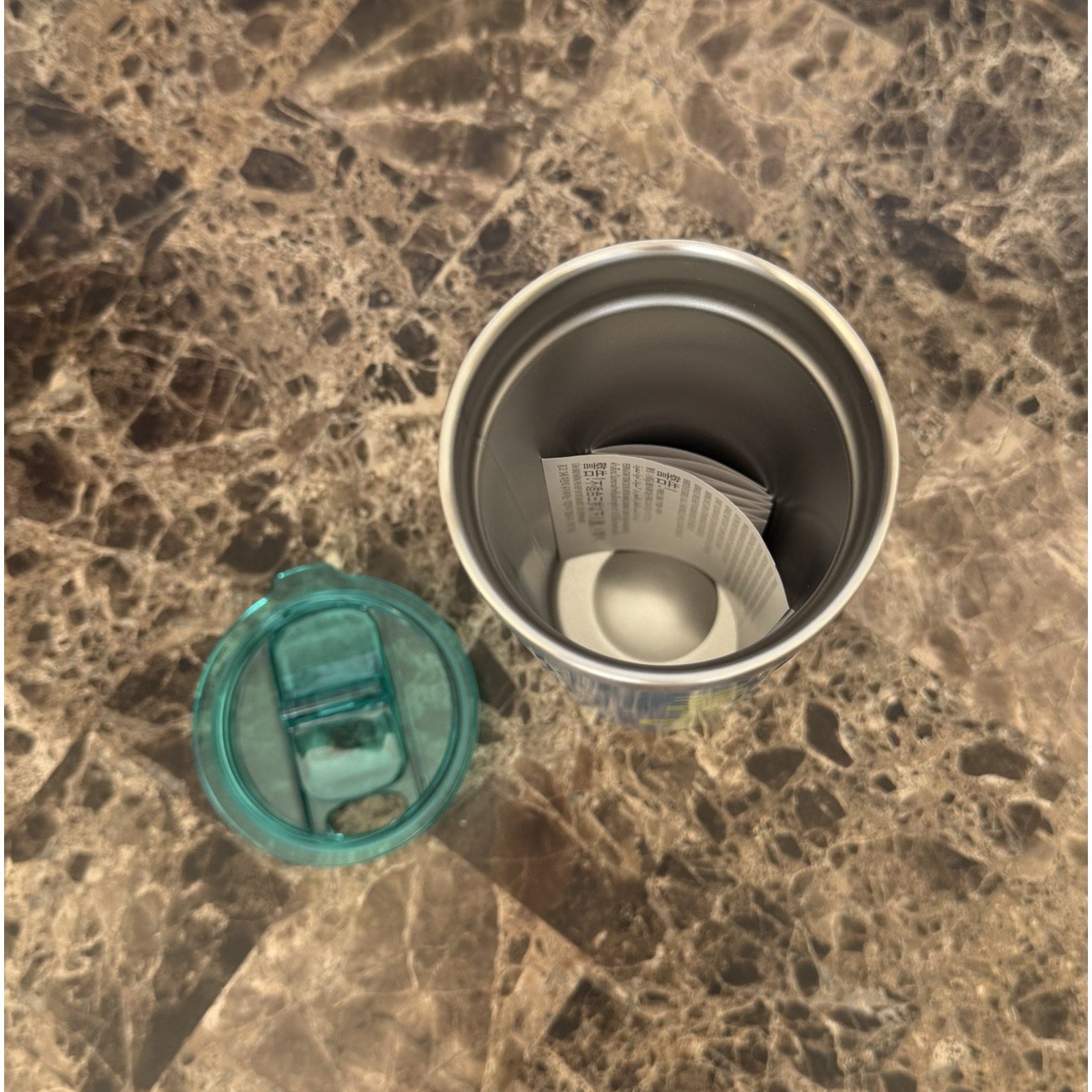 NEW Disney World Logo Stainless Steel Tumbler with Charm - 17oz